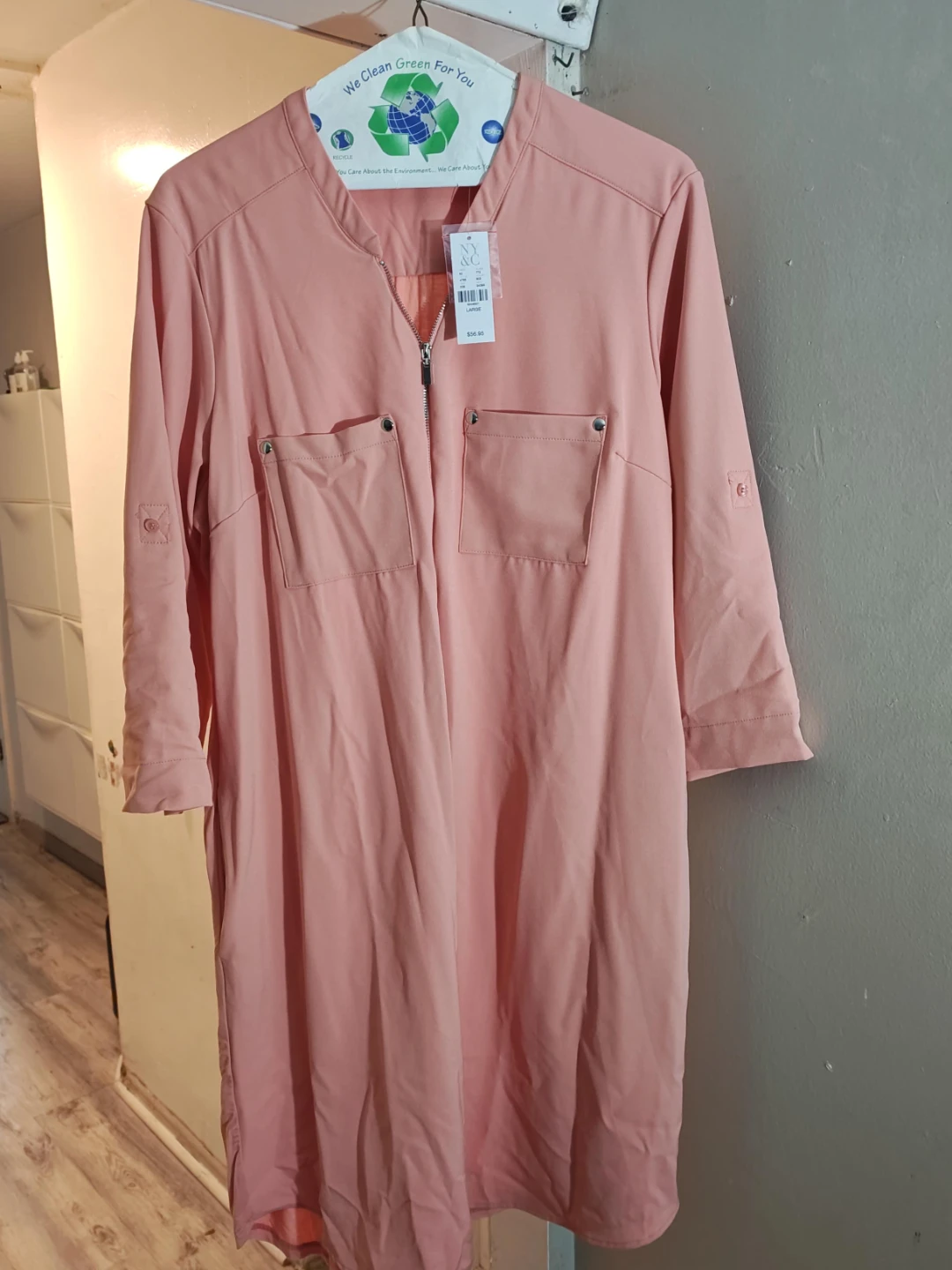 NYC Pink Dress - Size Large