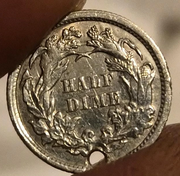 Vintage Half Dime Coin