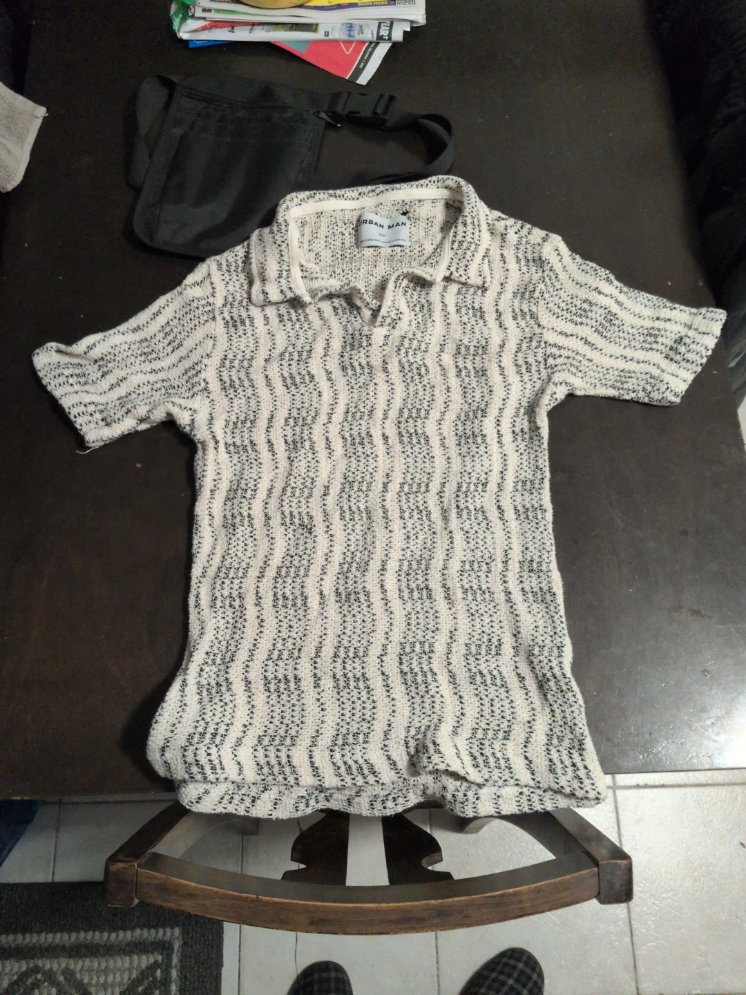 Urban Man Knit Polo Shirt - Size S