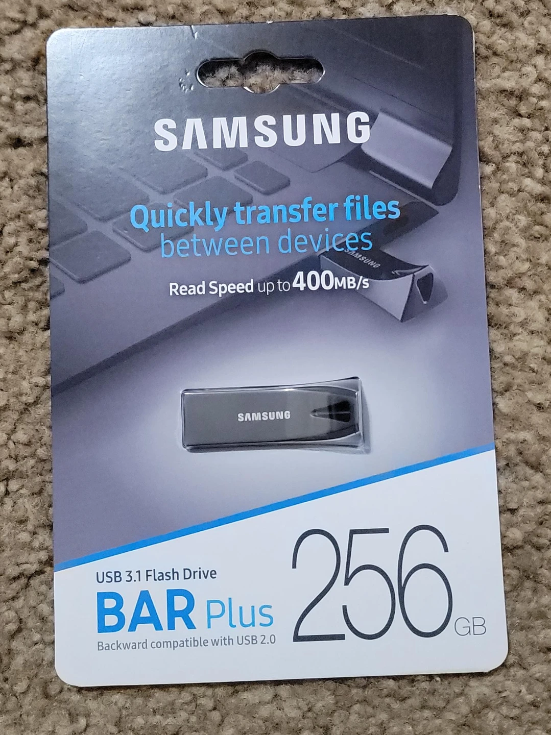 Samsung BAR Plus 256GB USB 3.1 Flash Drive