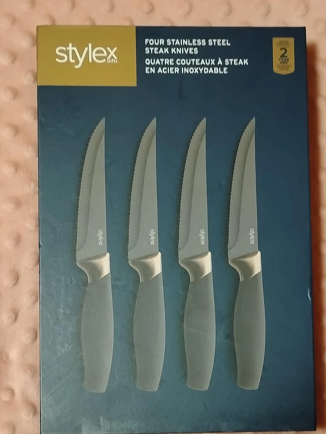 Stylex Stainless Steel Steak Knives - Set of 4