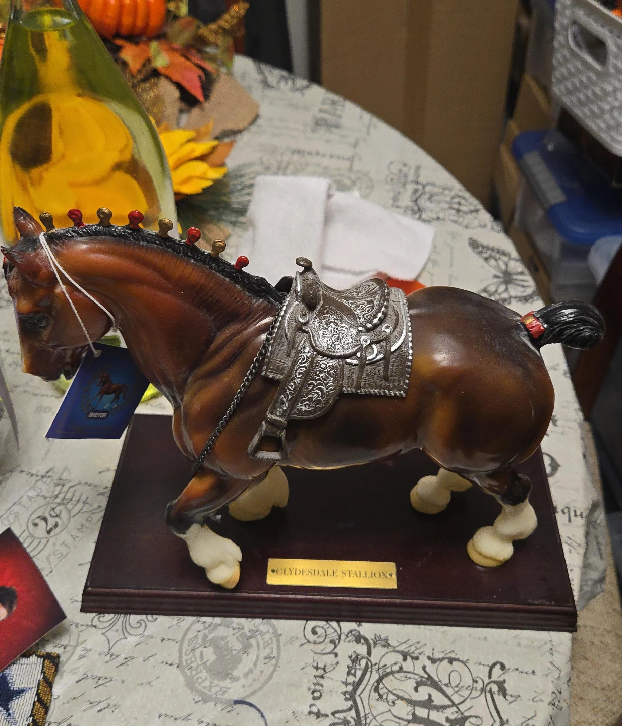 Breyer Clydesdale Stallion Model Horse - photo 2