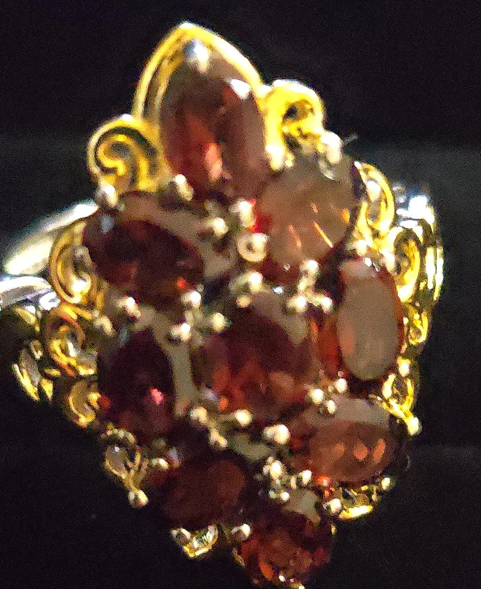 Genuine Mozambique Garnet Gemstone Ring 4.75ctw - photo 2