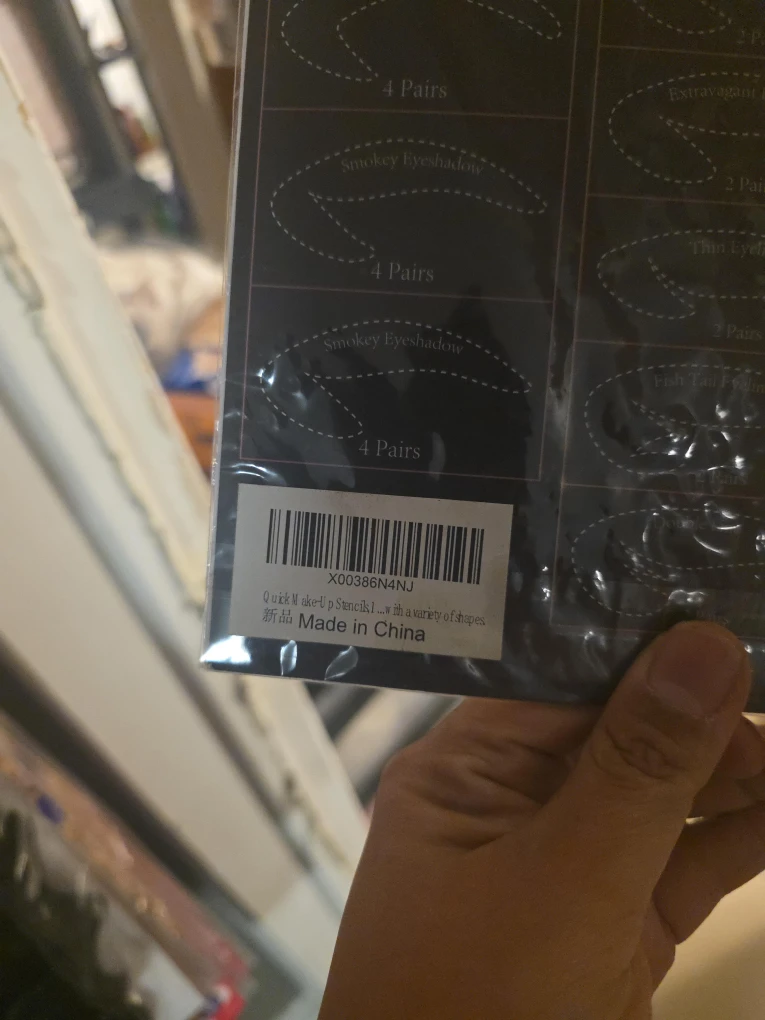 Quick Make-up Stencil Stickies