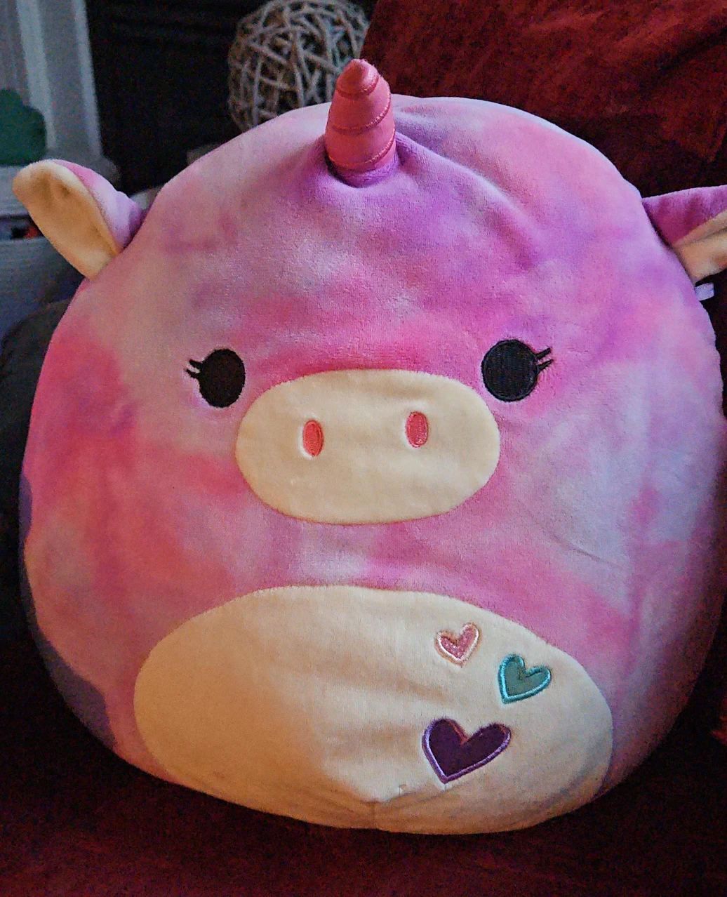 Squishmallow Unicorn Plush - Pink & Purple
