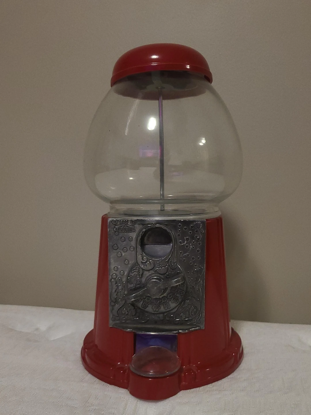 Vintage Red Gumball Machine