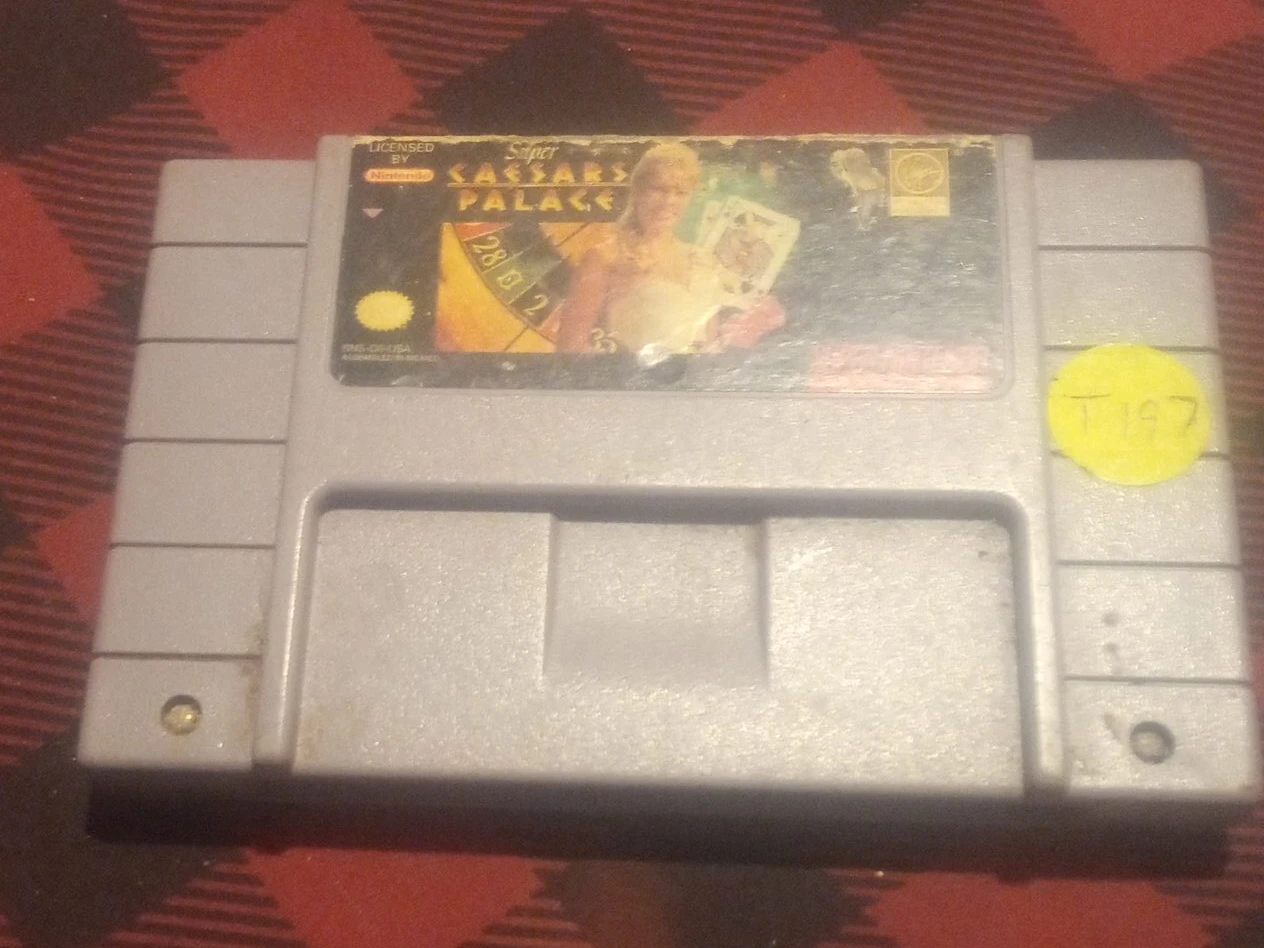 Super Caesars Palace Nintendo Game