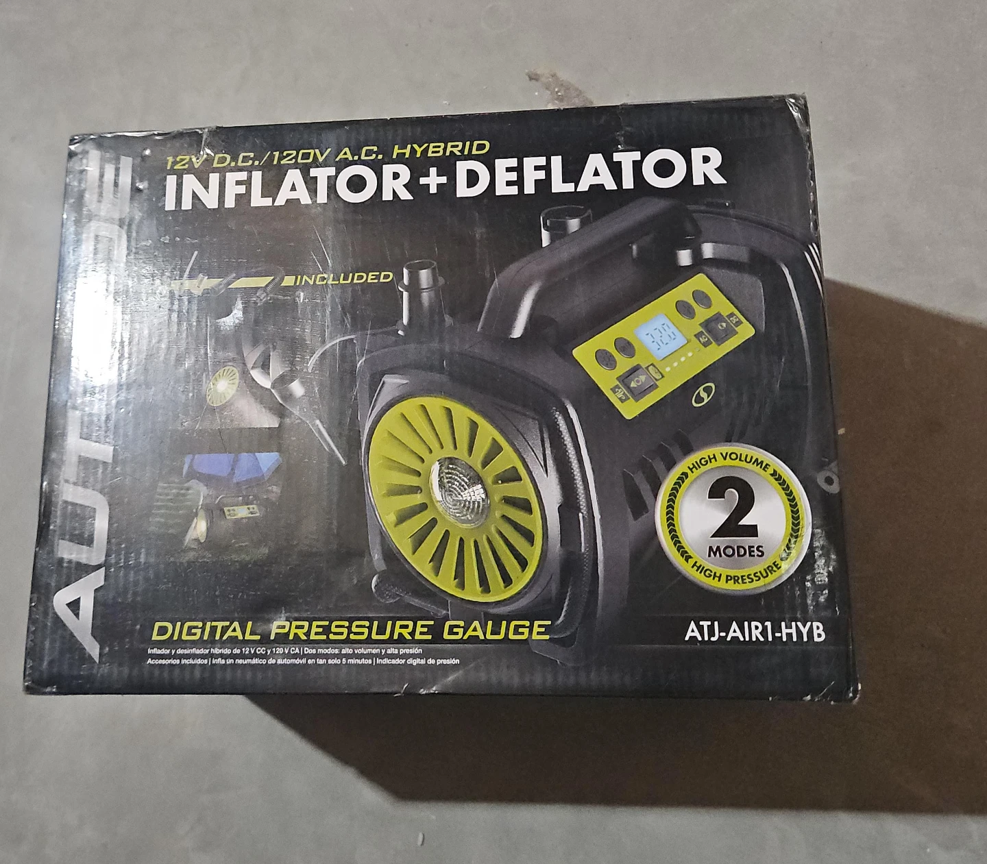 NEW Hybrid Inflator + Deflator - Digital Pressure Gauge