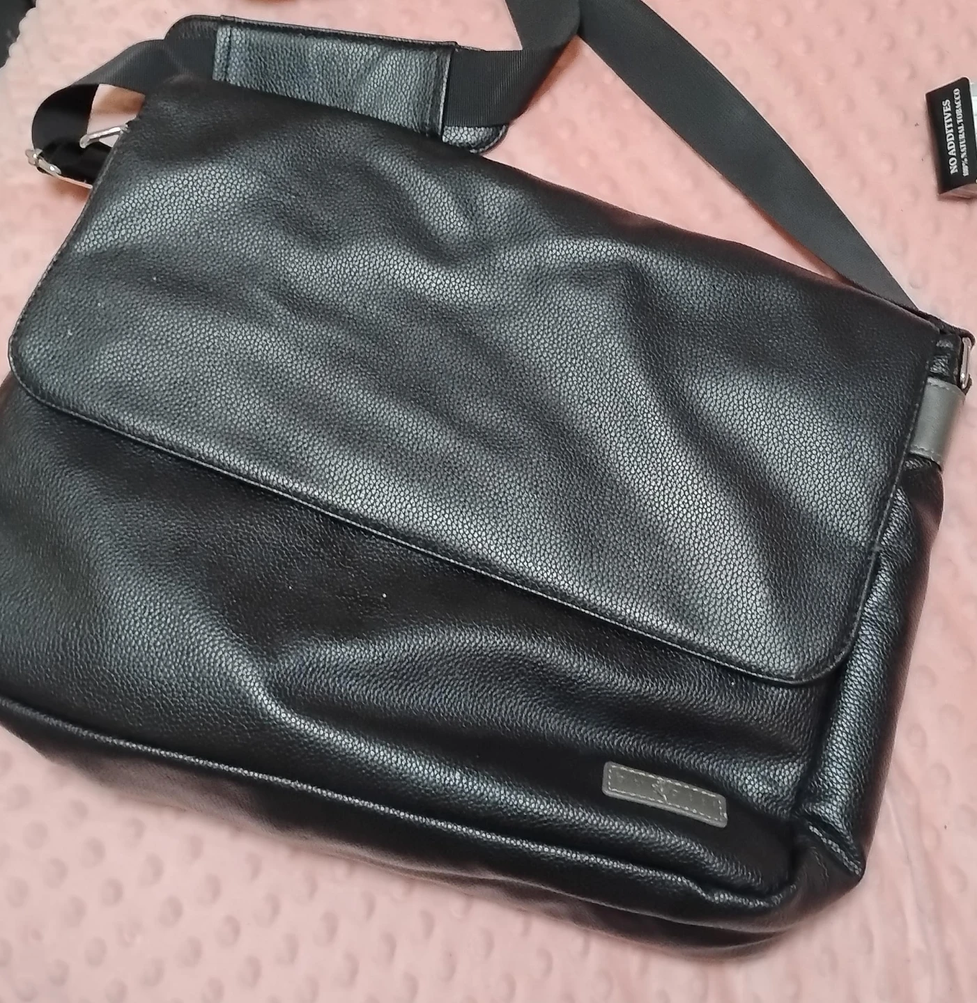 Bugatti Black-Brown Messenger Bag