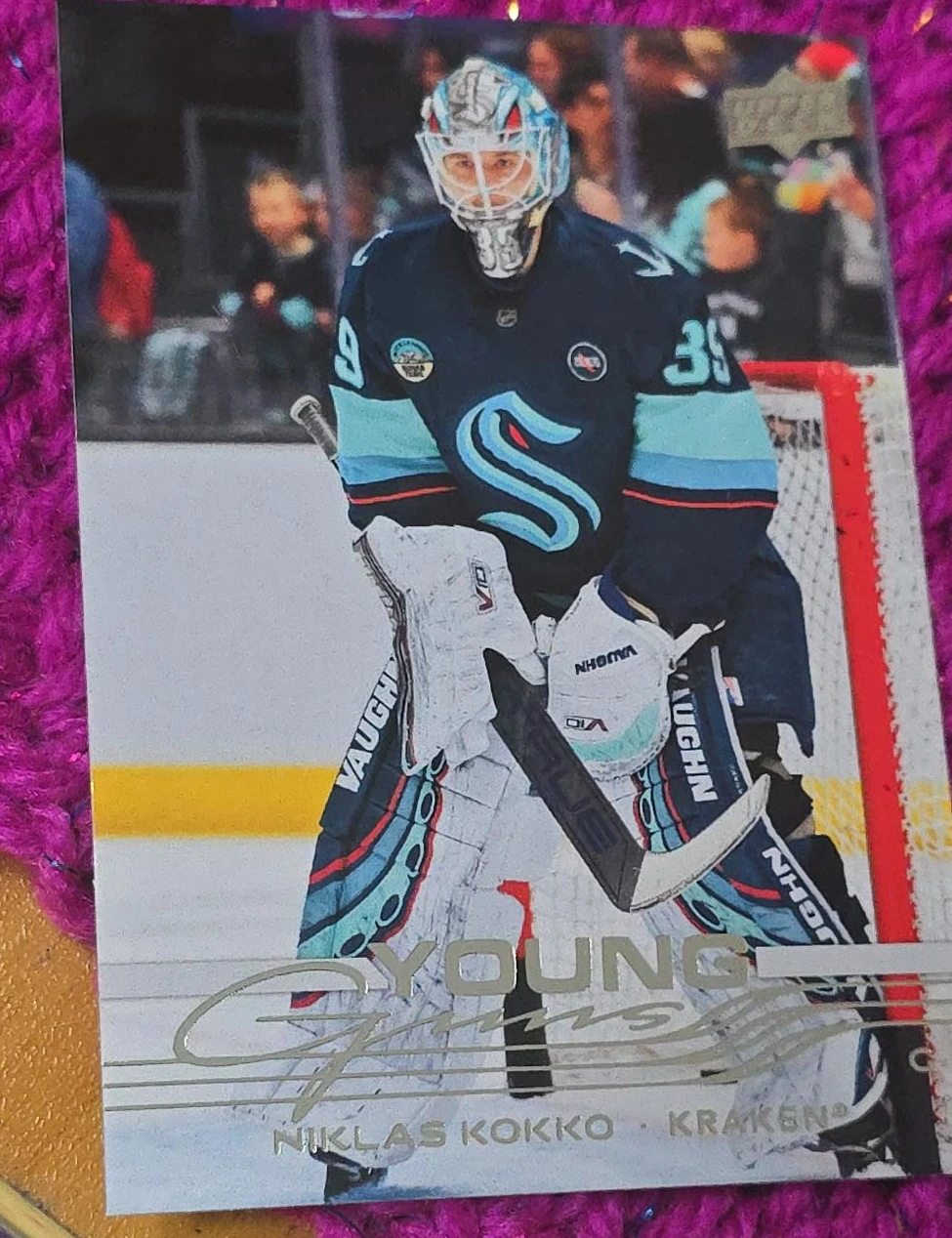 Niklas Kokko Kraken Young Guns Hockey Card