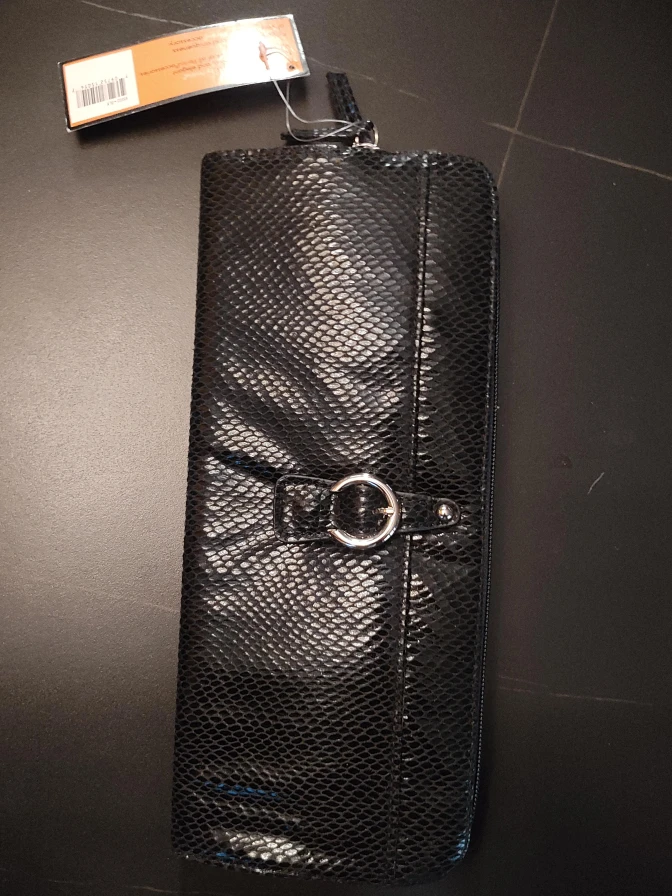 Perlina NYC Black Wallet