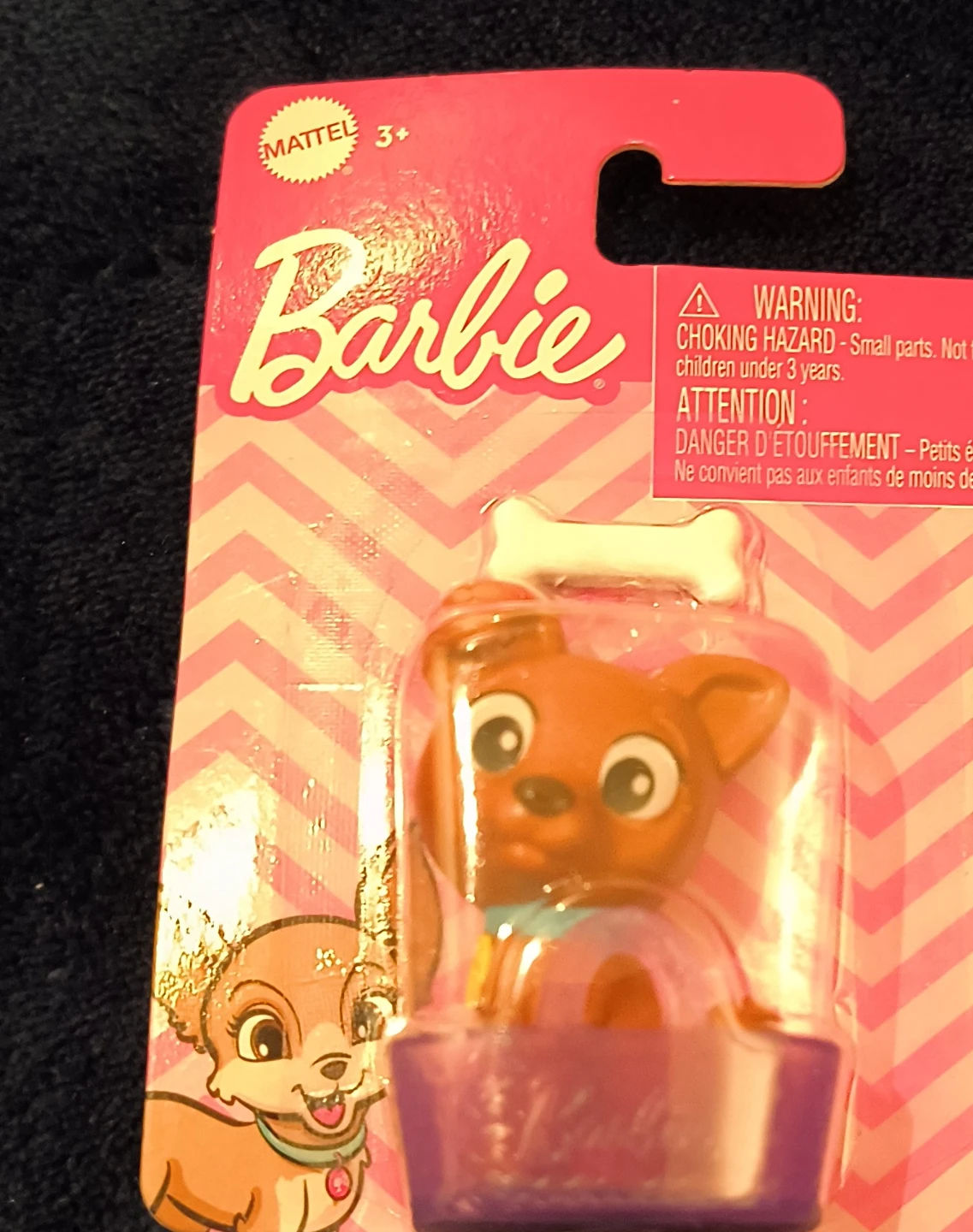 New Barbie Puppy Pet Figure - Mattel