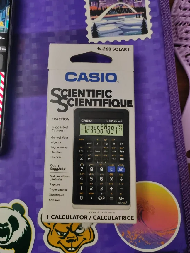 New Casio fx-260 SOLAR II Scientific Calculator
