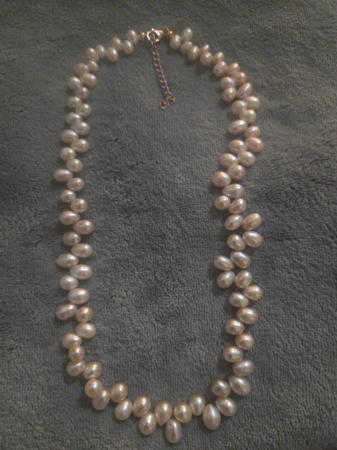 Pink Freshwater Pearl Necklace 18" - photo 2