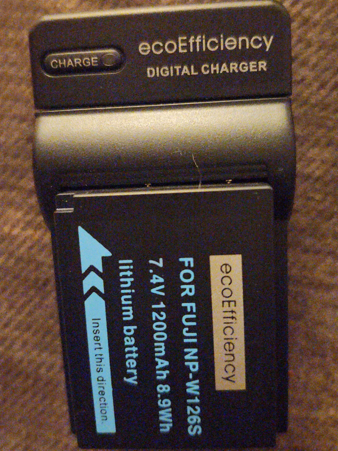 ecoEfficiency Digital Charger for Fuji NP-W126S Battery