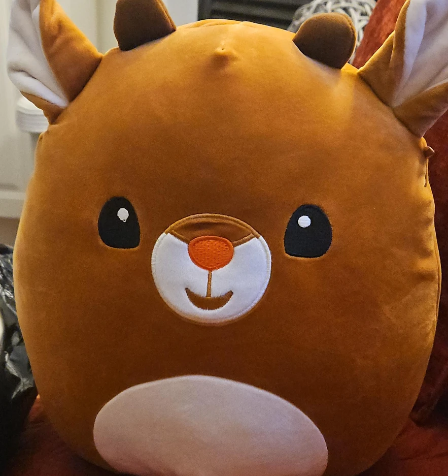 Squishmallows Reindeer Plush - Brown