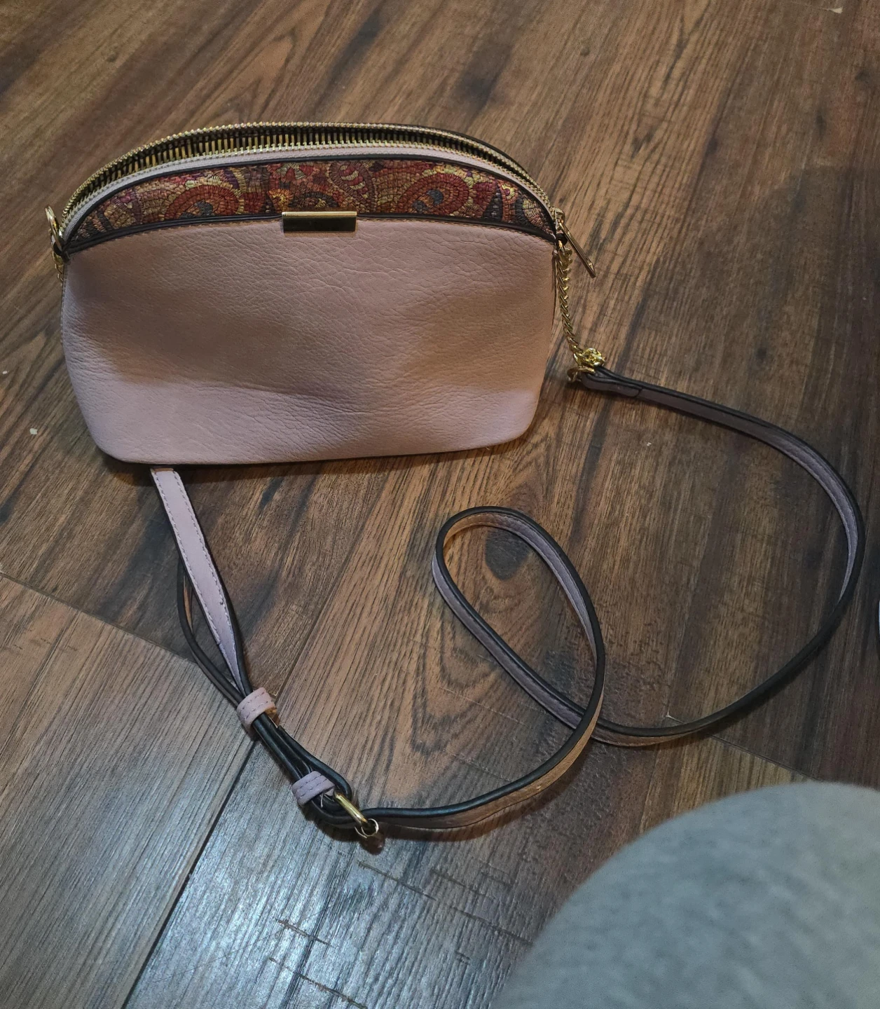 Small Light Pink Crossbody Bag