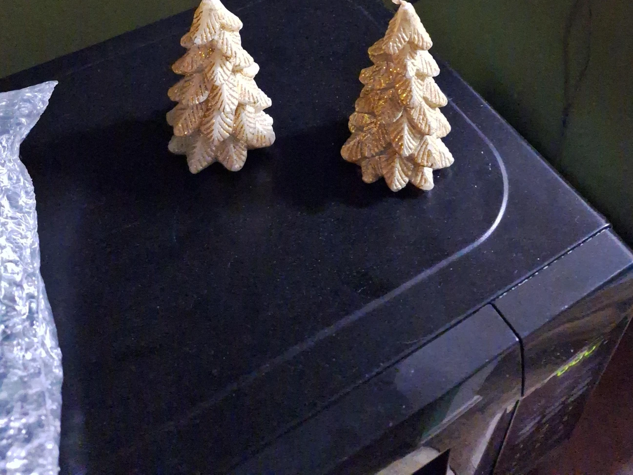 Christmas Tree Candles - Set of 2