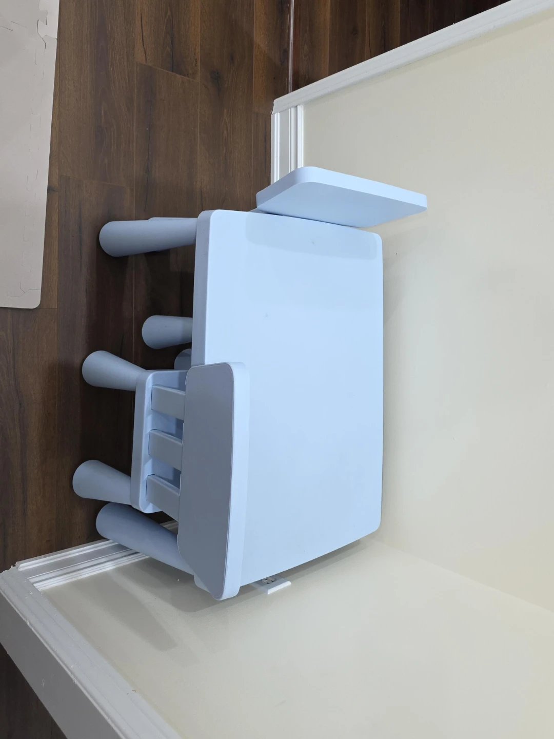 Kids table and chair set - light blue