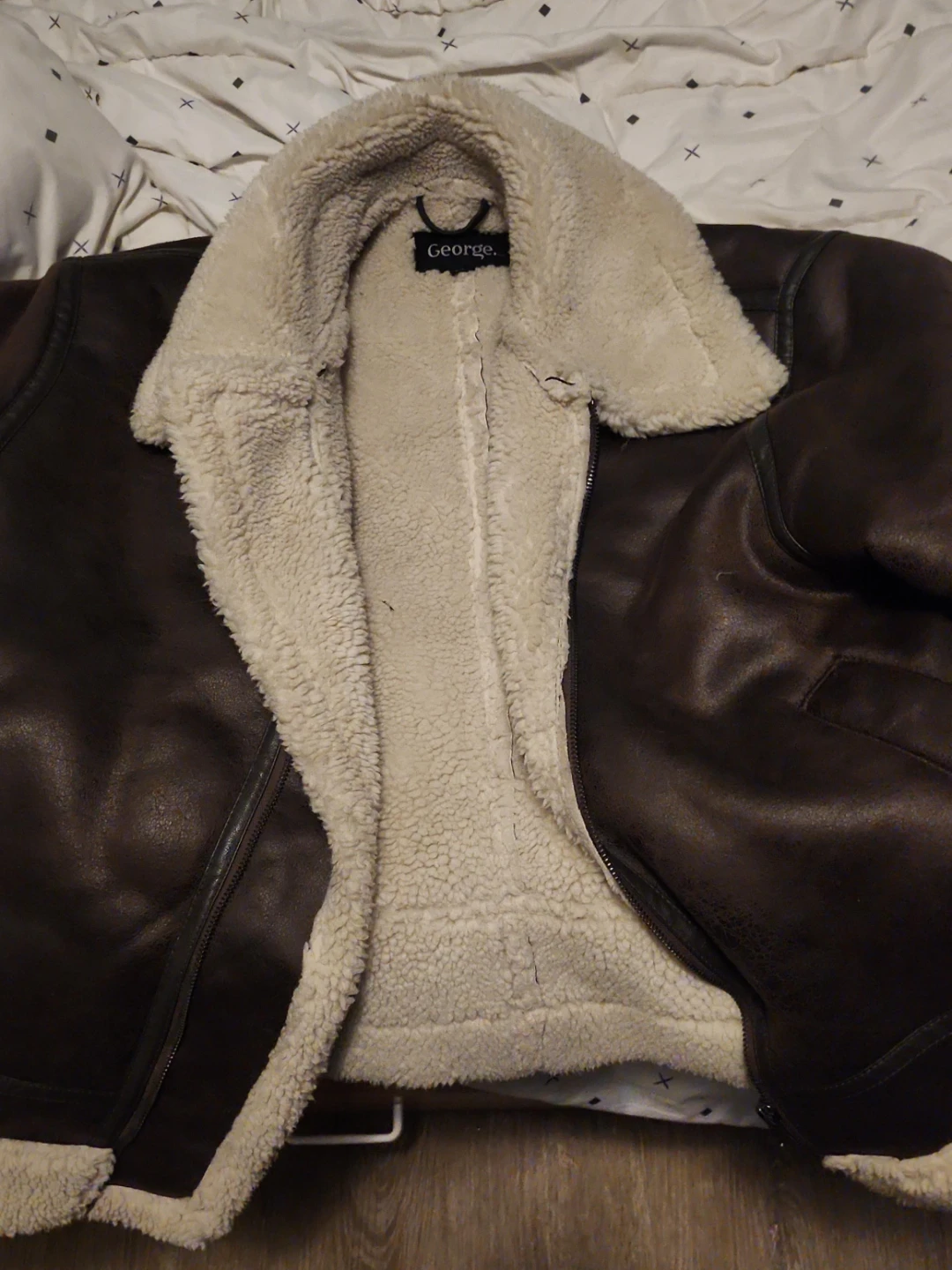 George branded wool jacket