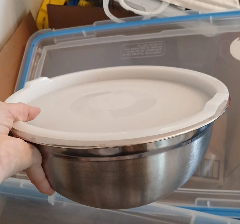 Stainless Steel Mixing Bowl with Lid