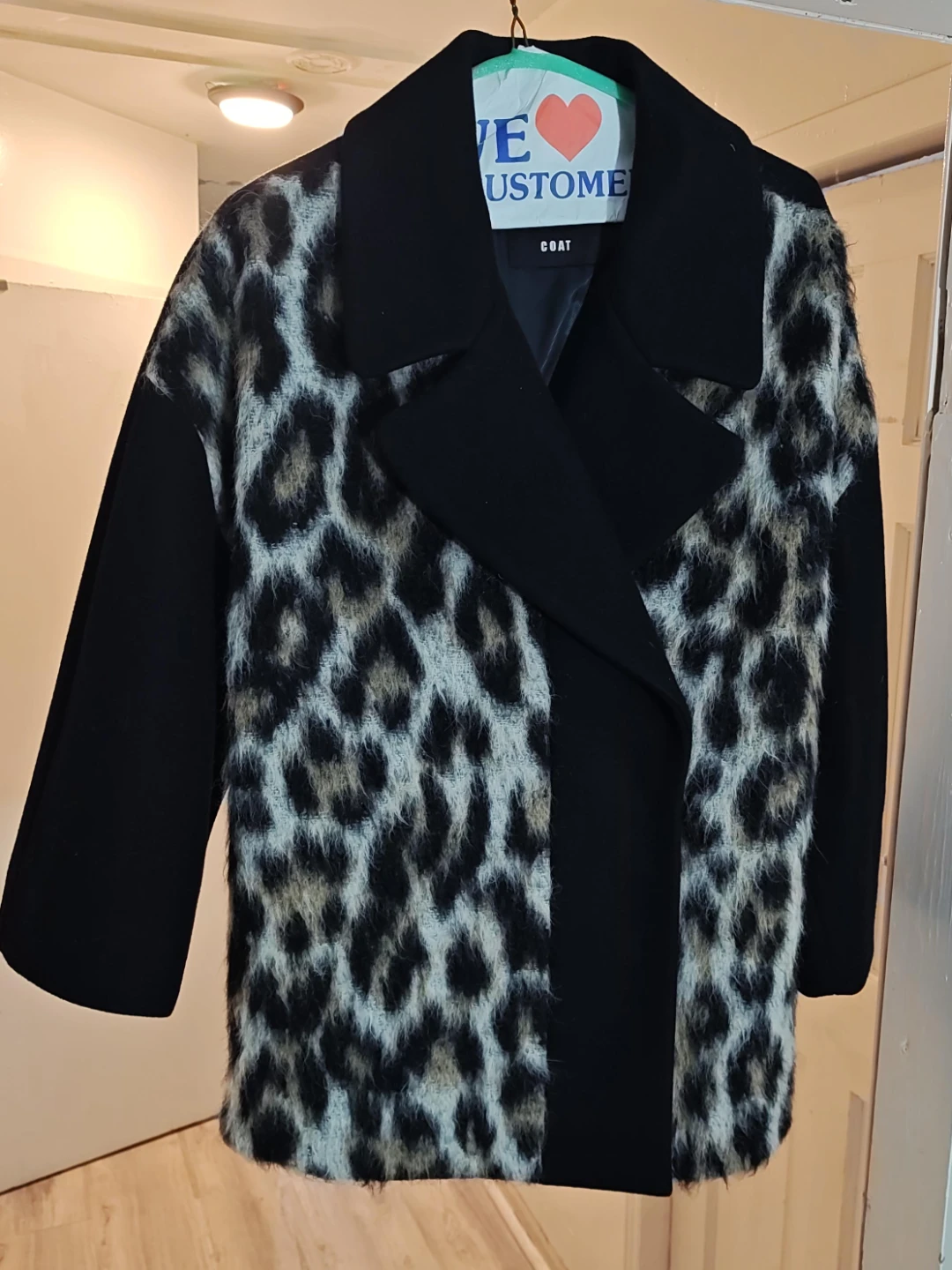 Leopard Print Coat