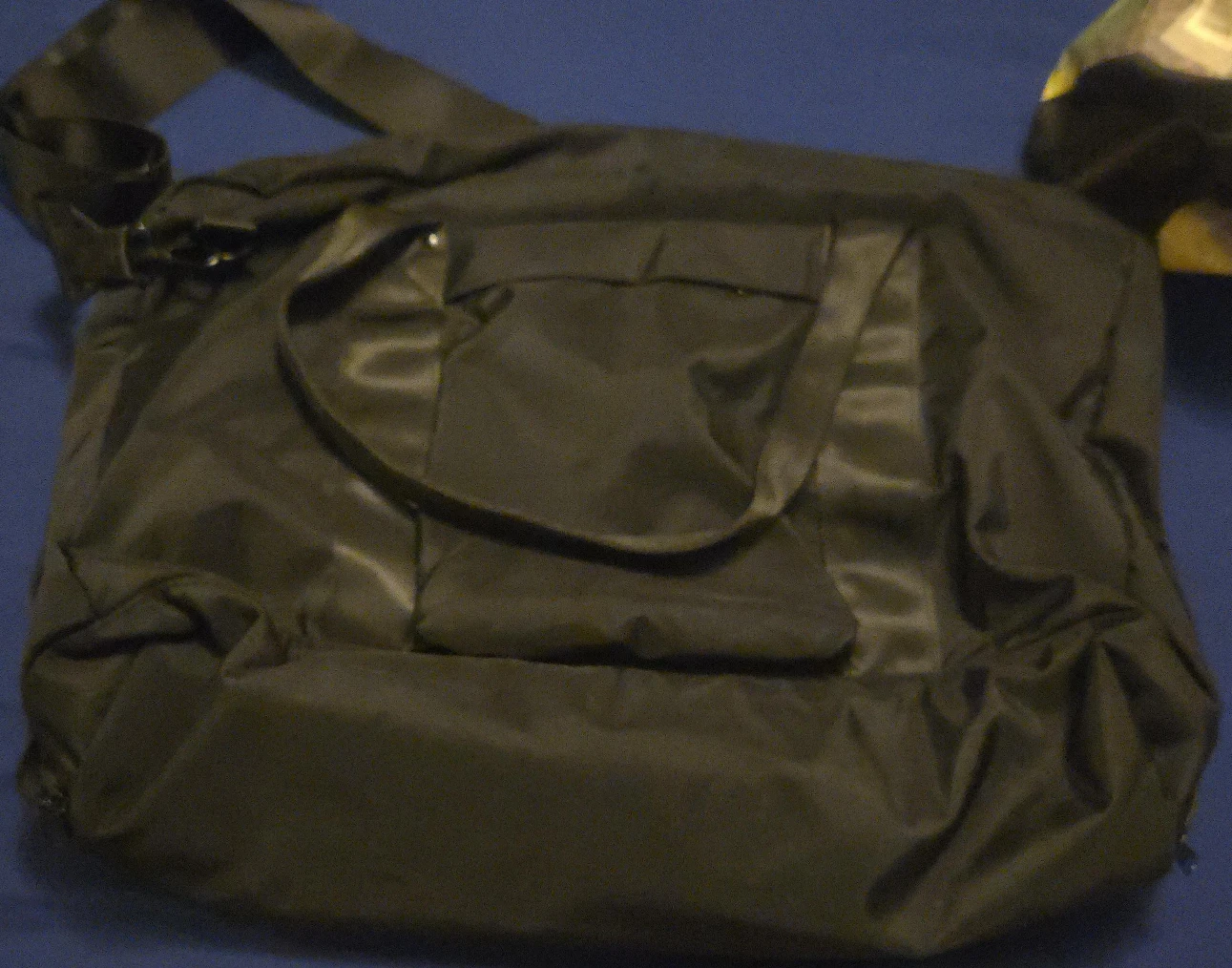Black Travel Duffel Bag