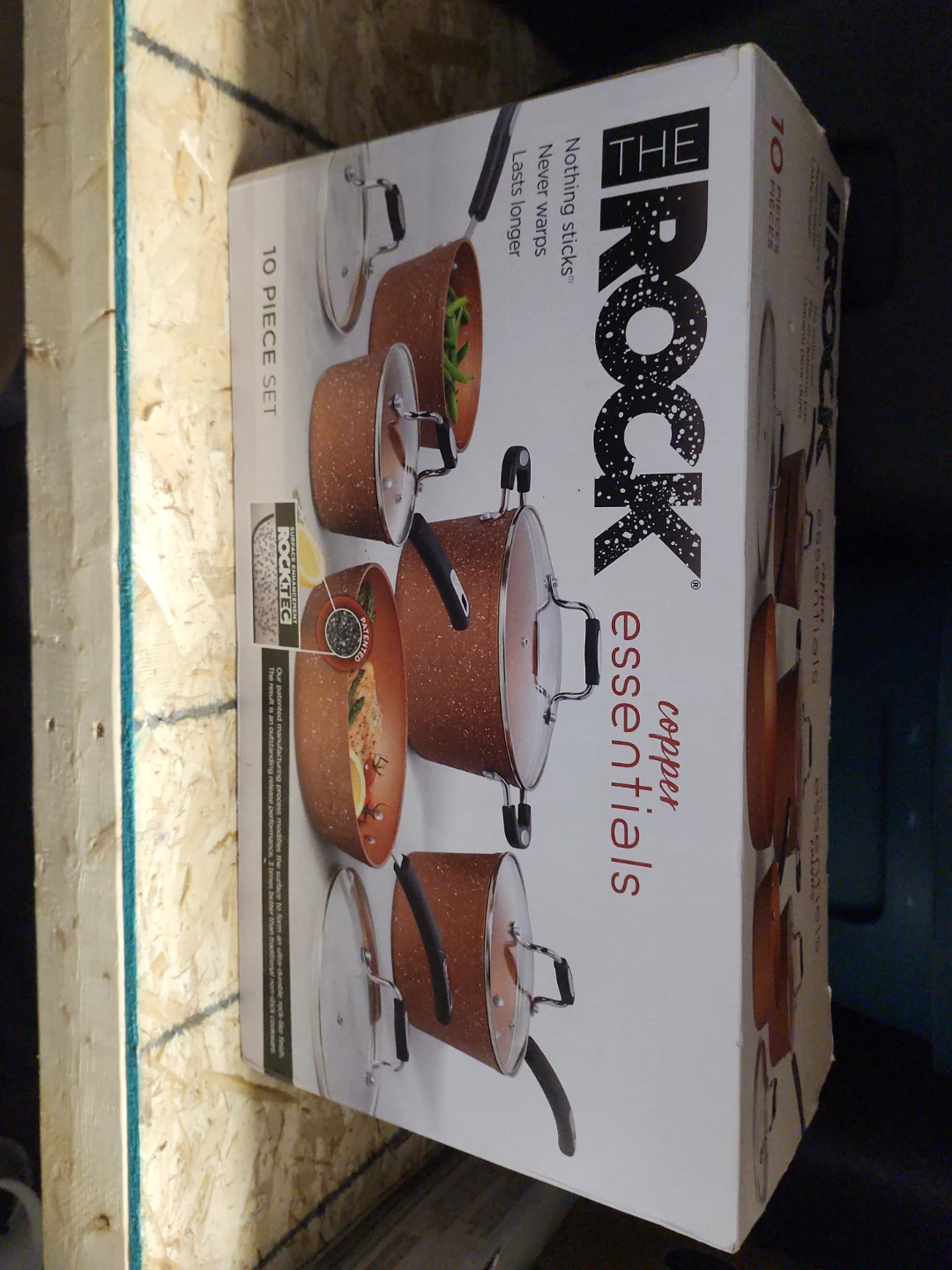 The Rock Copper Essentials 10-Piece Cookware Set