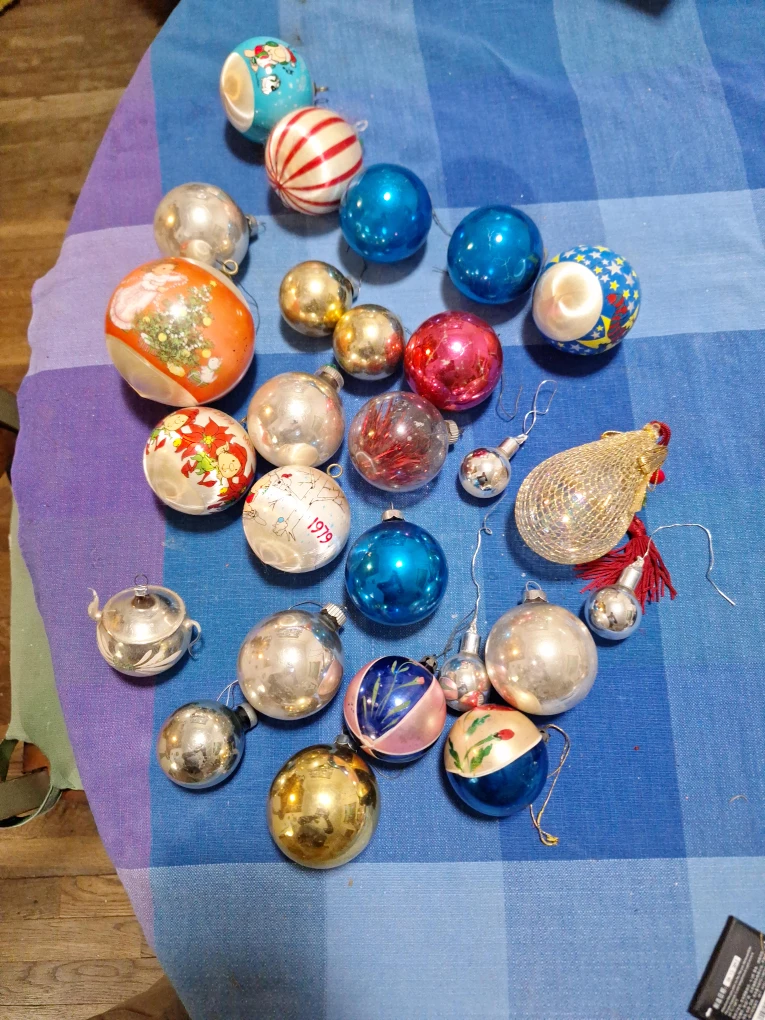 Vintage Christmas Ornaments - Variety of Designs