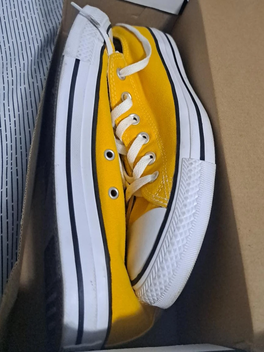 Converse All Star Yellow Sneakers - Size 8 (Women's)
