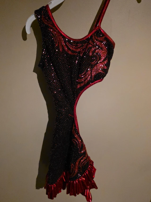 Dance Costume - Black and Red
