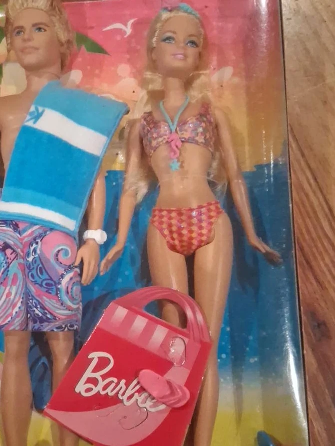 Barbie & Ken Beach Doll Set