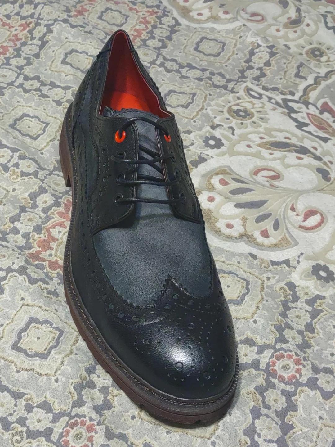 JUMP NEWYORK Men's Wingtip Brogue Shoes