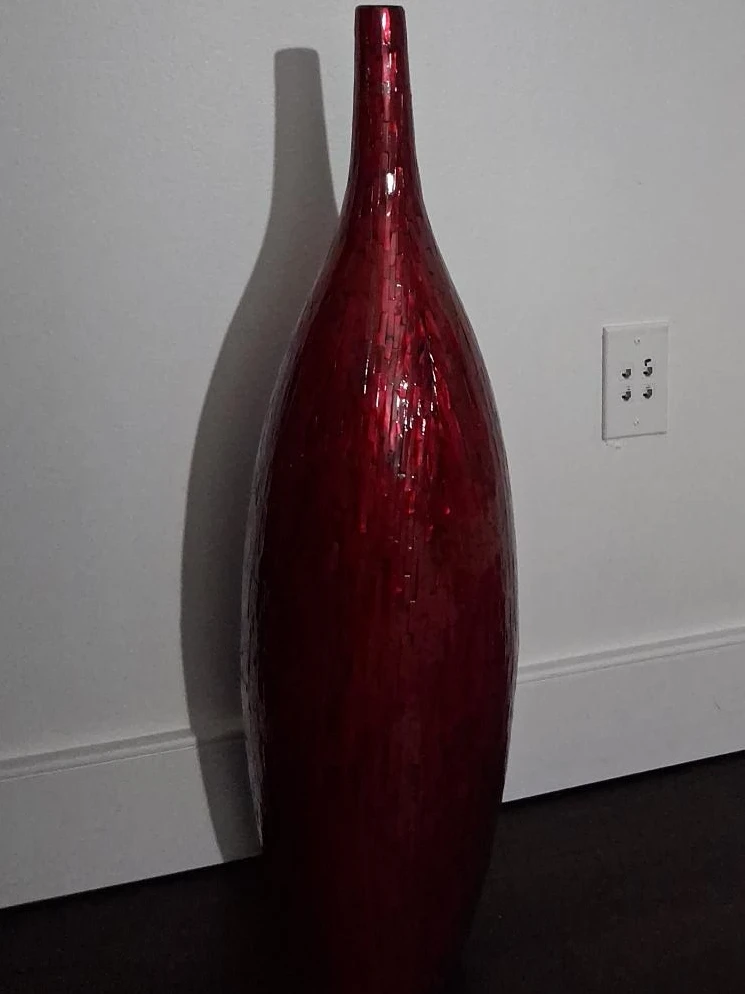 Red Decorative Vase