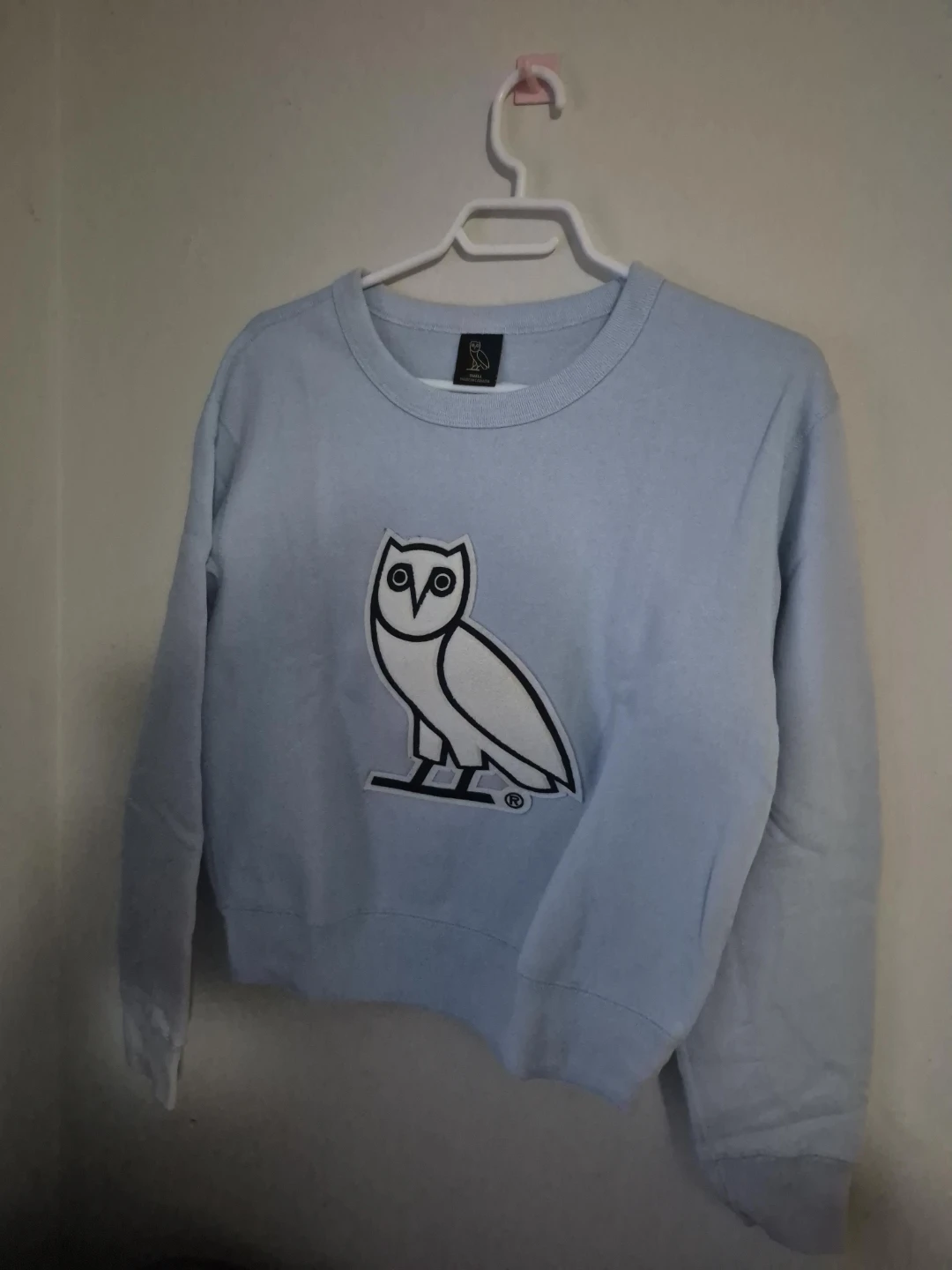 OVO (October's Very Own) Light Blue Sweatshirt - Size Small