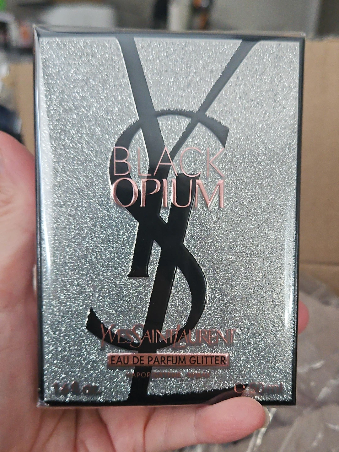 New YSL Black Opium Eau de Parfum Glitter
