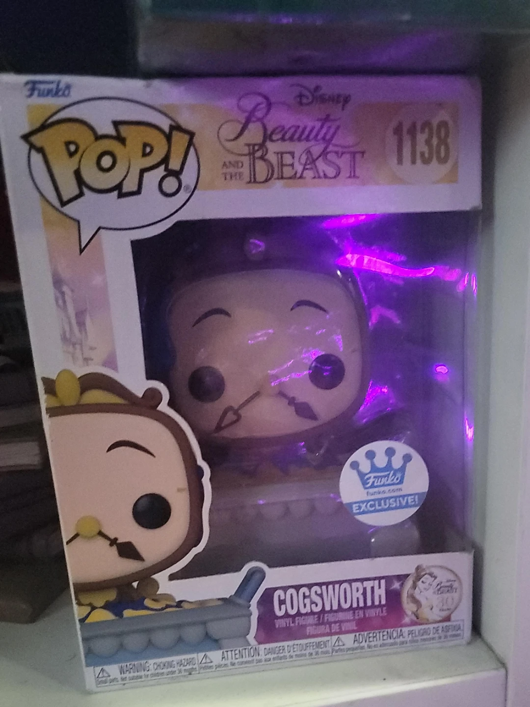 Funko Pop! Disney Beauty & The Beast Cogsworth #1138
