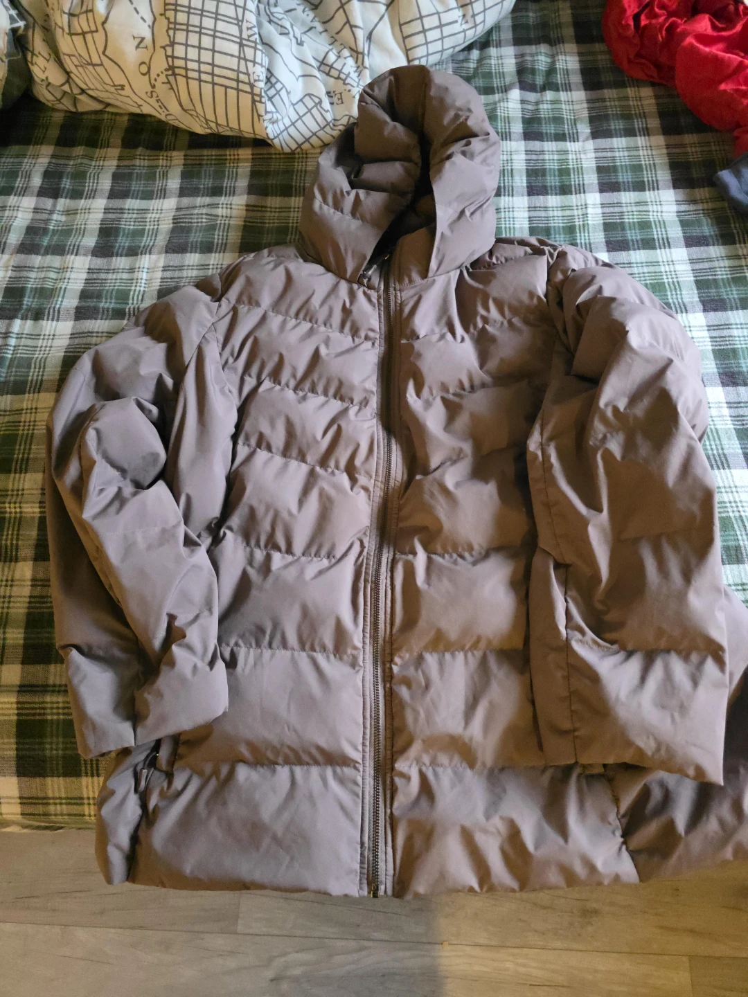 Puffer Jacket - Brown