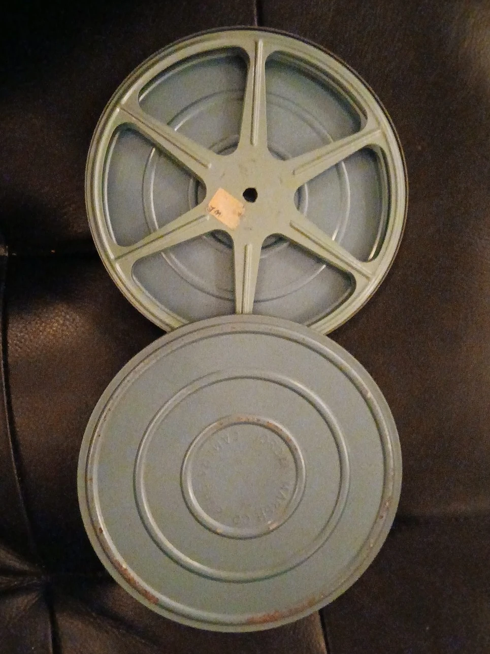 Vintage Metal Film Reels and Original Metal Cases