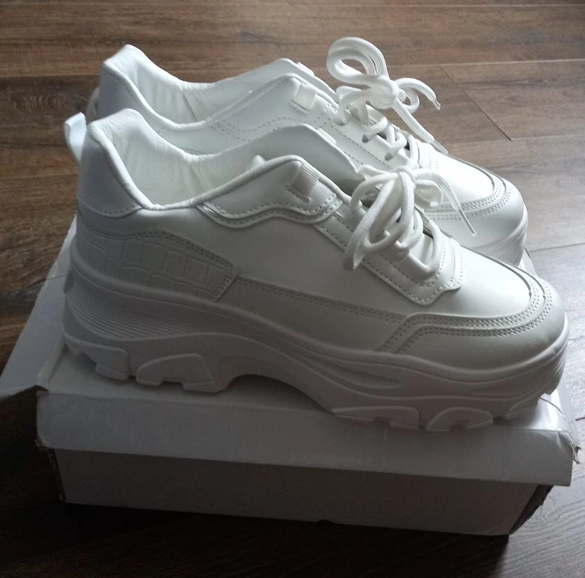 White Platform Sneakers