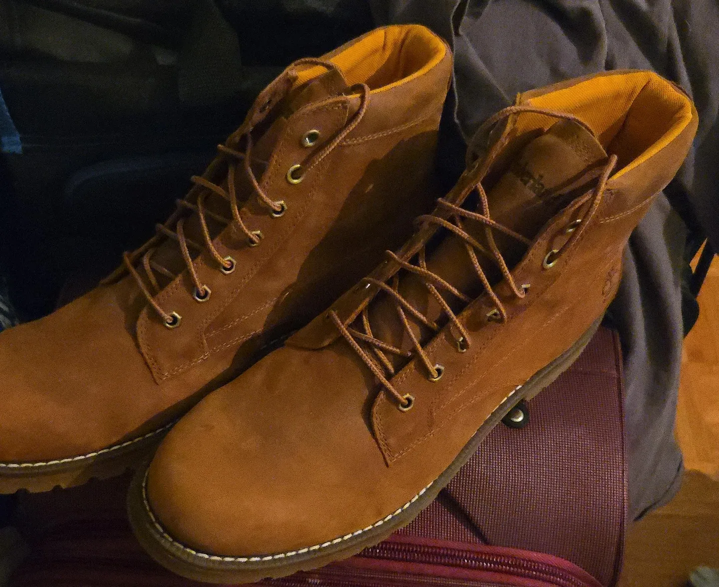 Timberland Brown Leather Ankle Boots