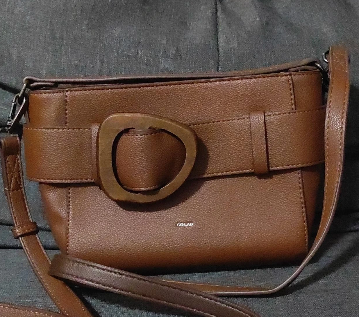 New Colab Brown Crossbody Bag
