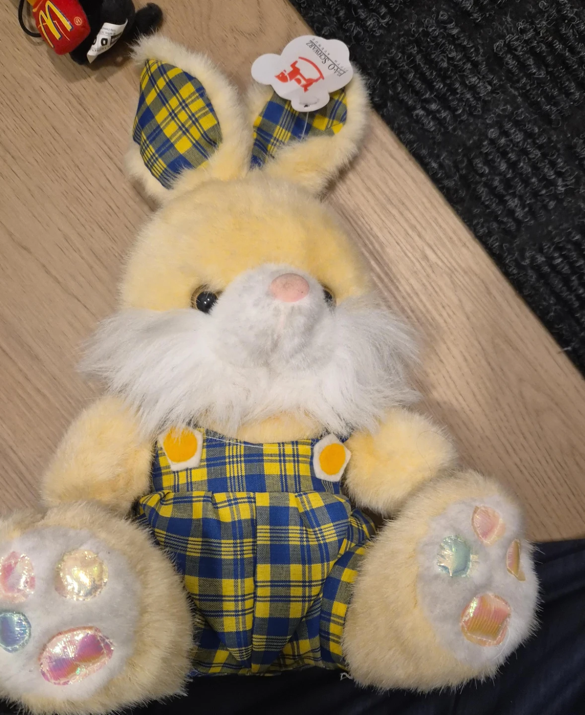 FAO Schwarz Yellow Bunny Plush