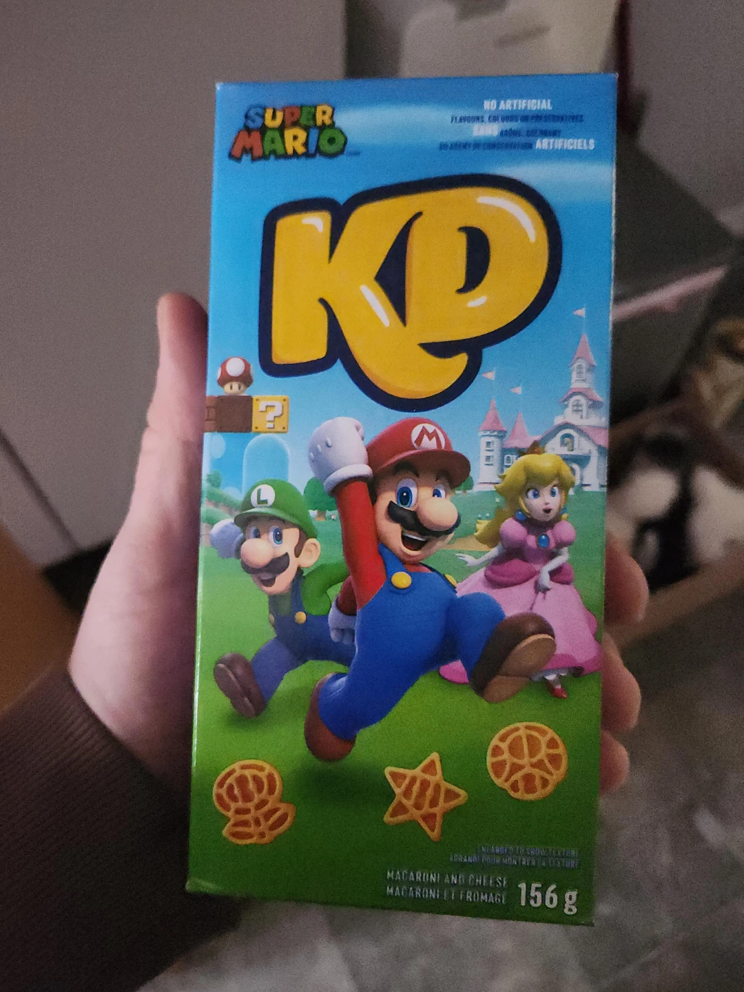 Super Mario Kraft Dinner Macaroni and Cheese 156g