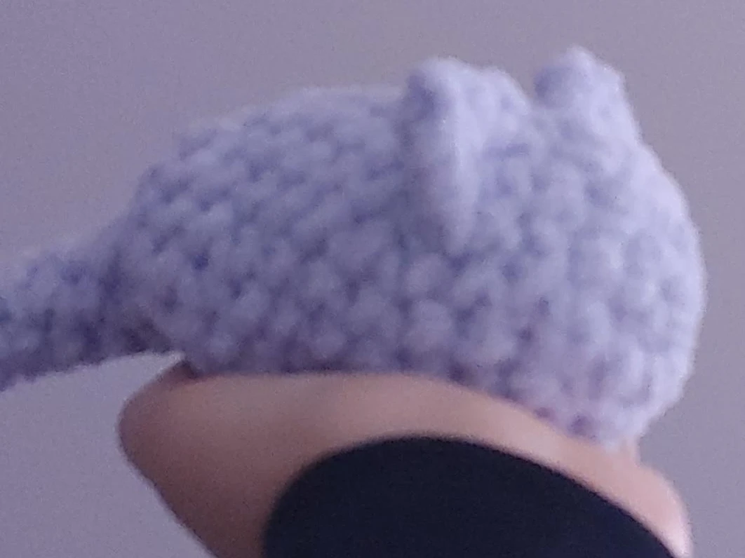 Handmade Crocheted Cat  - Lilac