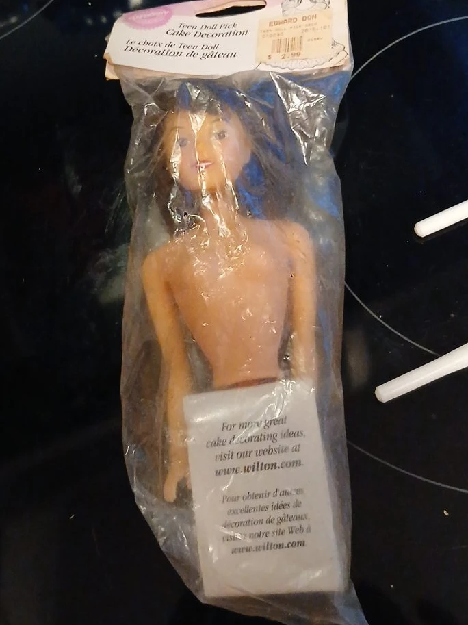 Wilton Teen Doll Pick Cake Decoration