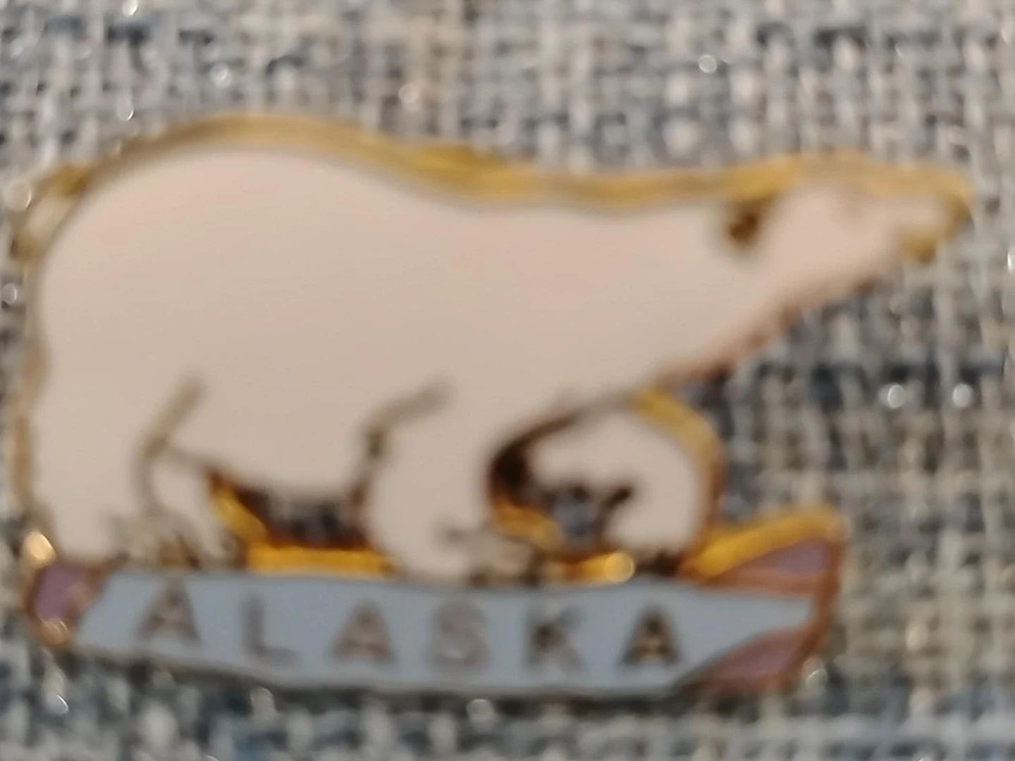 Alaska Polar Bear Pin