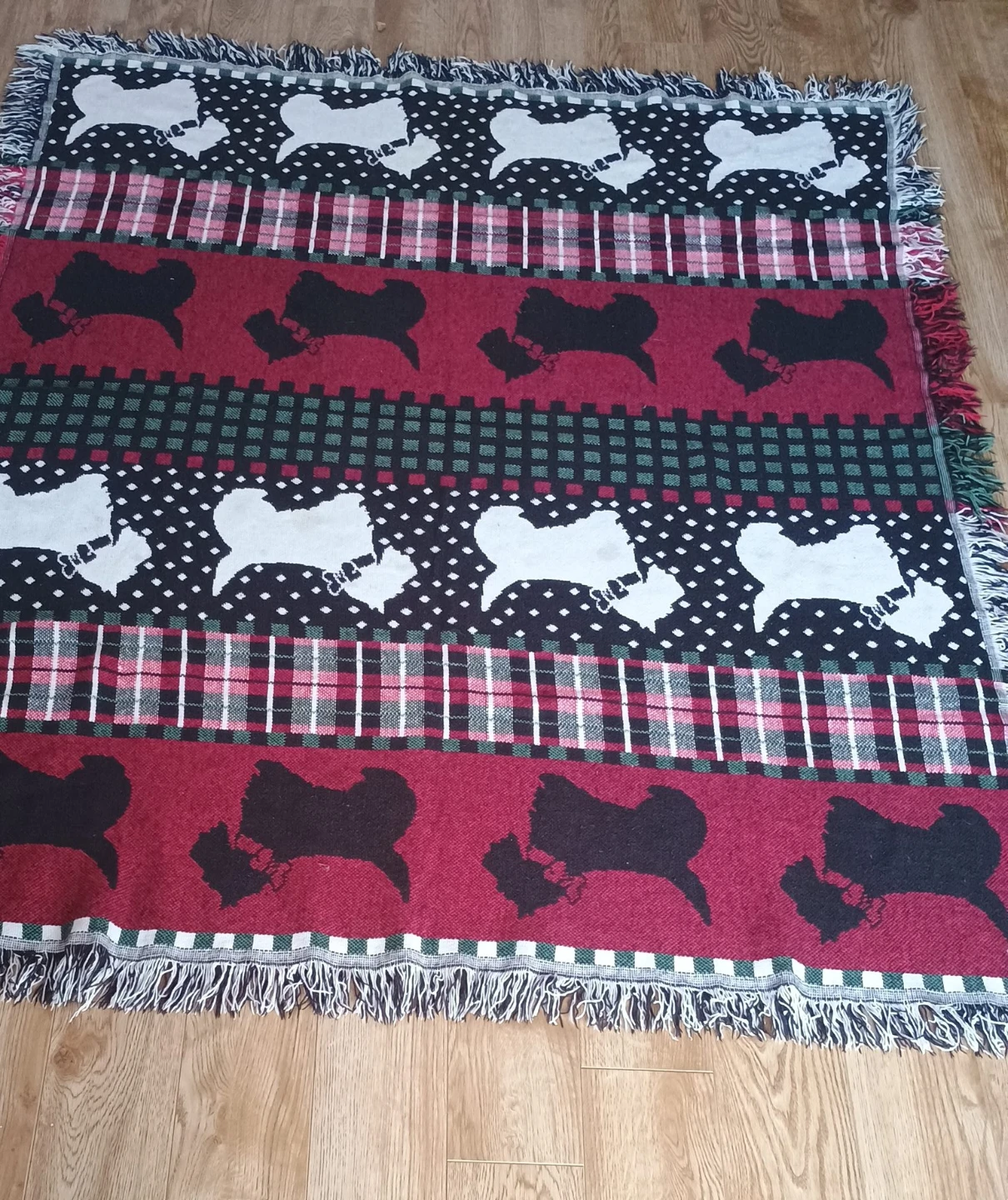 Dog Pattern Throw Blanket