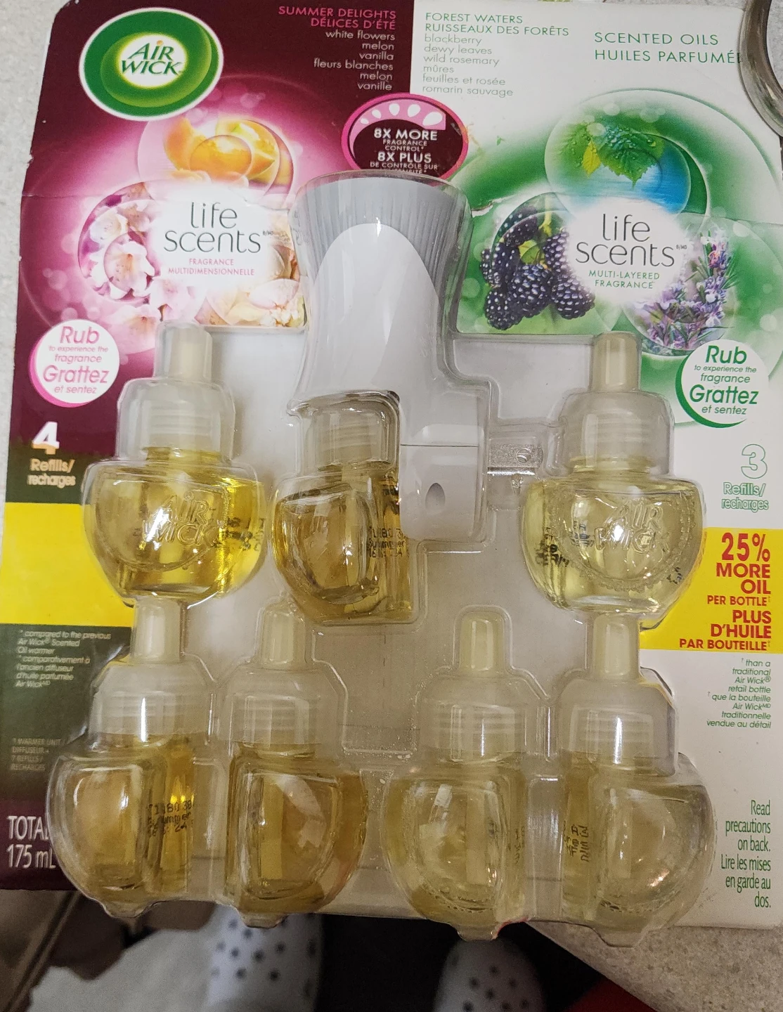 Air Wick Life Scents Refills - Summer Delights & Forest Waters
