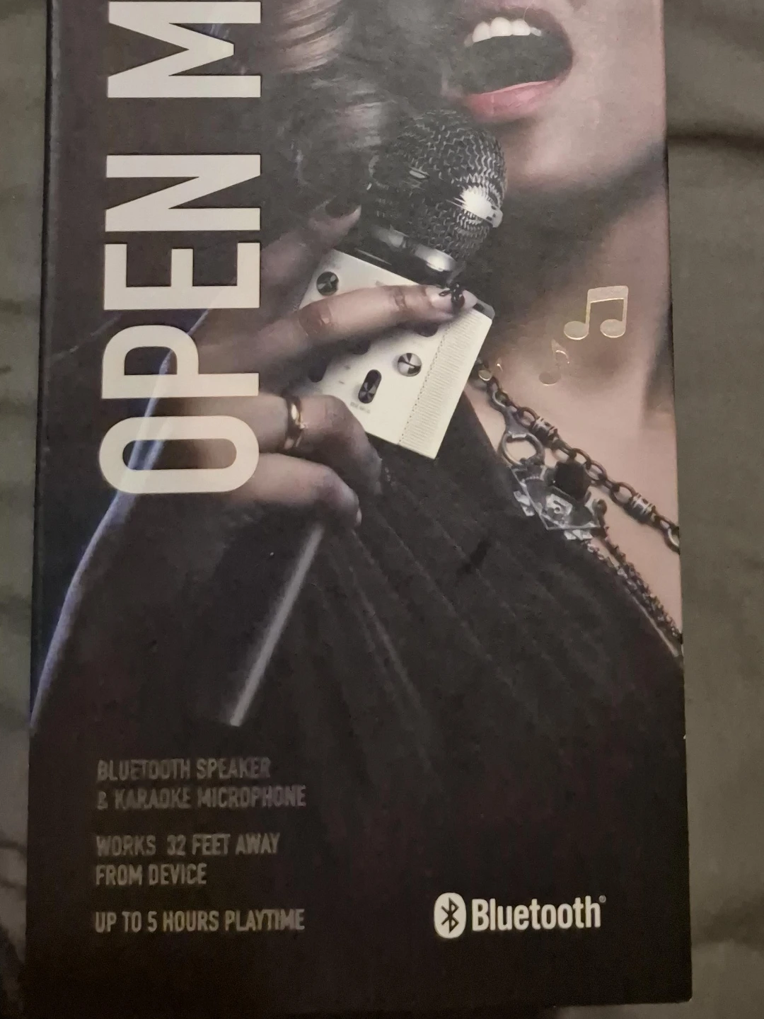 iJoy Open Mic Bluetooth Karaoke Microphone - New!